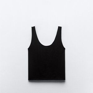 Zara Black oversized Tank
